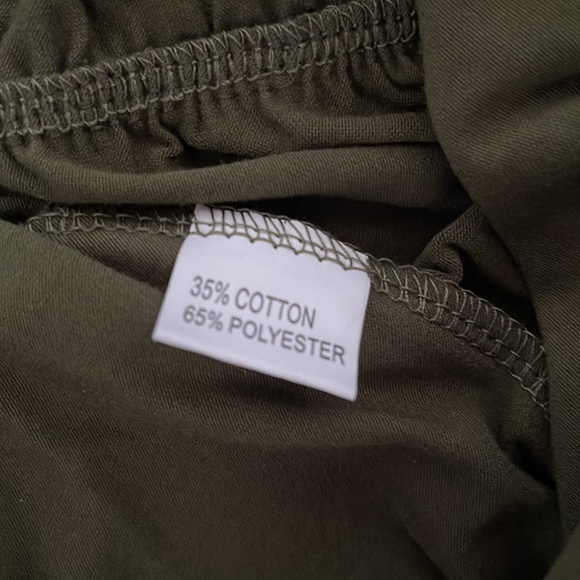 No brand it’s a boutique item size large army green. One piece suit. - Picture 5 of 5